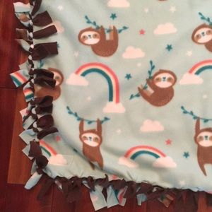 49x47 new handmade fleece throw